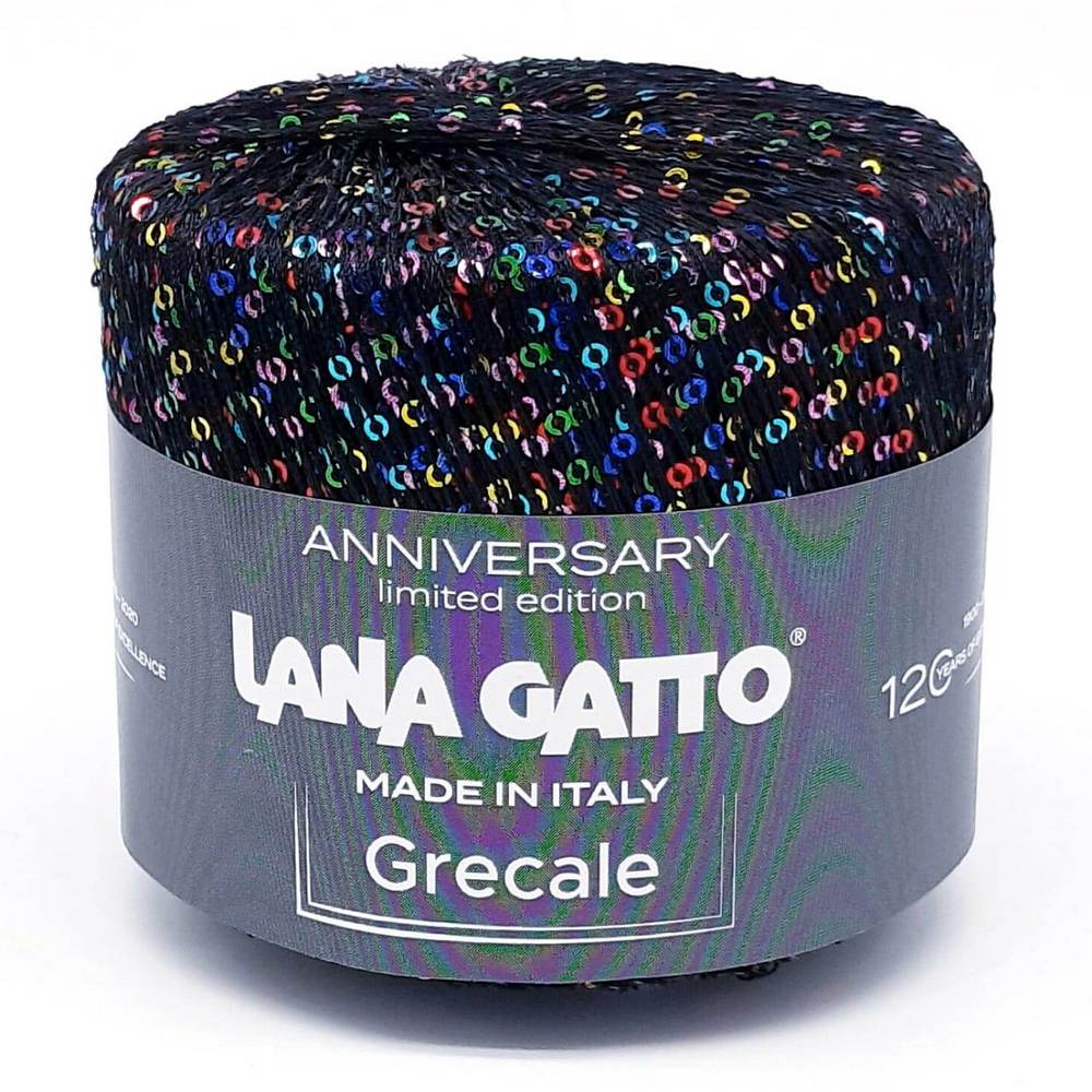 Пряжа Lana Gatto GRECALE (Цвет: 8987 черный)