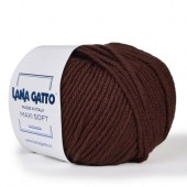 Пряжа Lana Gatto MAXI SOFT (Цвет: 10040 шоколад)