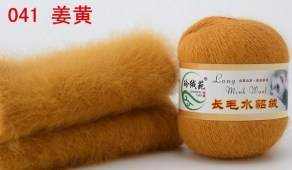 Пряжа LONG MINK WOOL (Цвет: 41 золотистый)