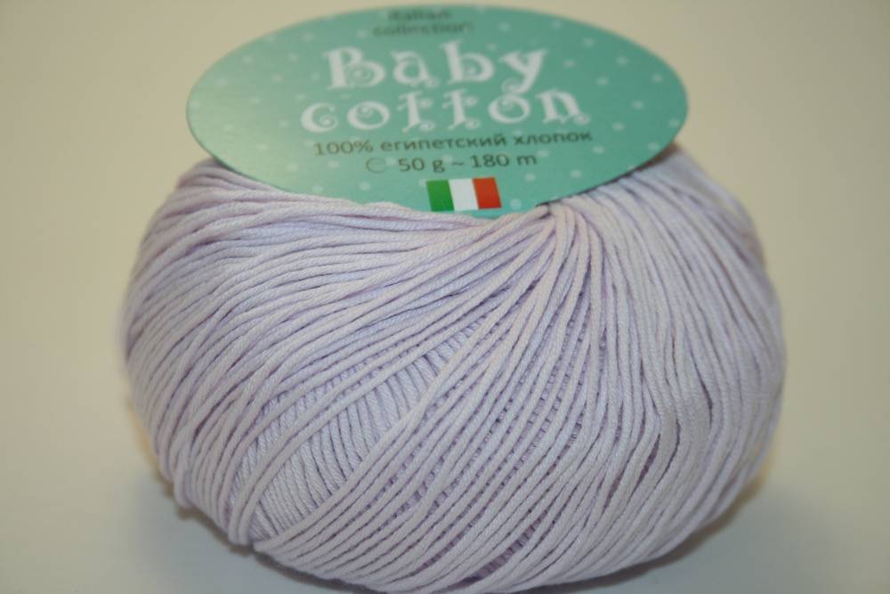 Пряжа Кутнор BABY COTTON (Цвет: 33 светлая сирень)