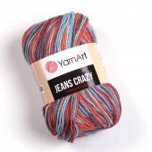 Пряжа Yarn Art JEANS CRAZY (Цвет: 8214 бирюза-терракот)