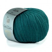Пряжа Gazzal WOOL 175 (Цвет: 320 зеленка)