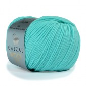 Пряжа Gazzal WOOL 175 (Цвет: 321 ментол)