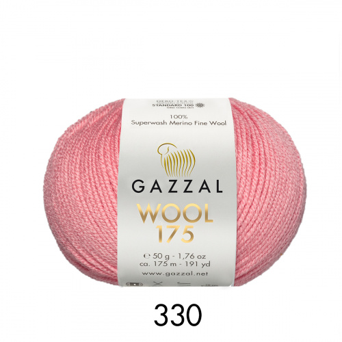 Пряжа Gazzal WOOL 175 (Цвет: 330 клевер)