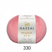 Пряжа Gazzal WOOL 175 (Цвет: 330 клевер)