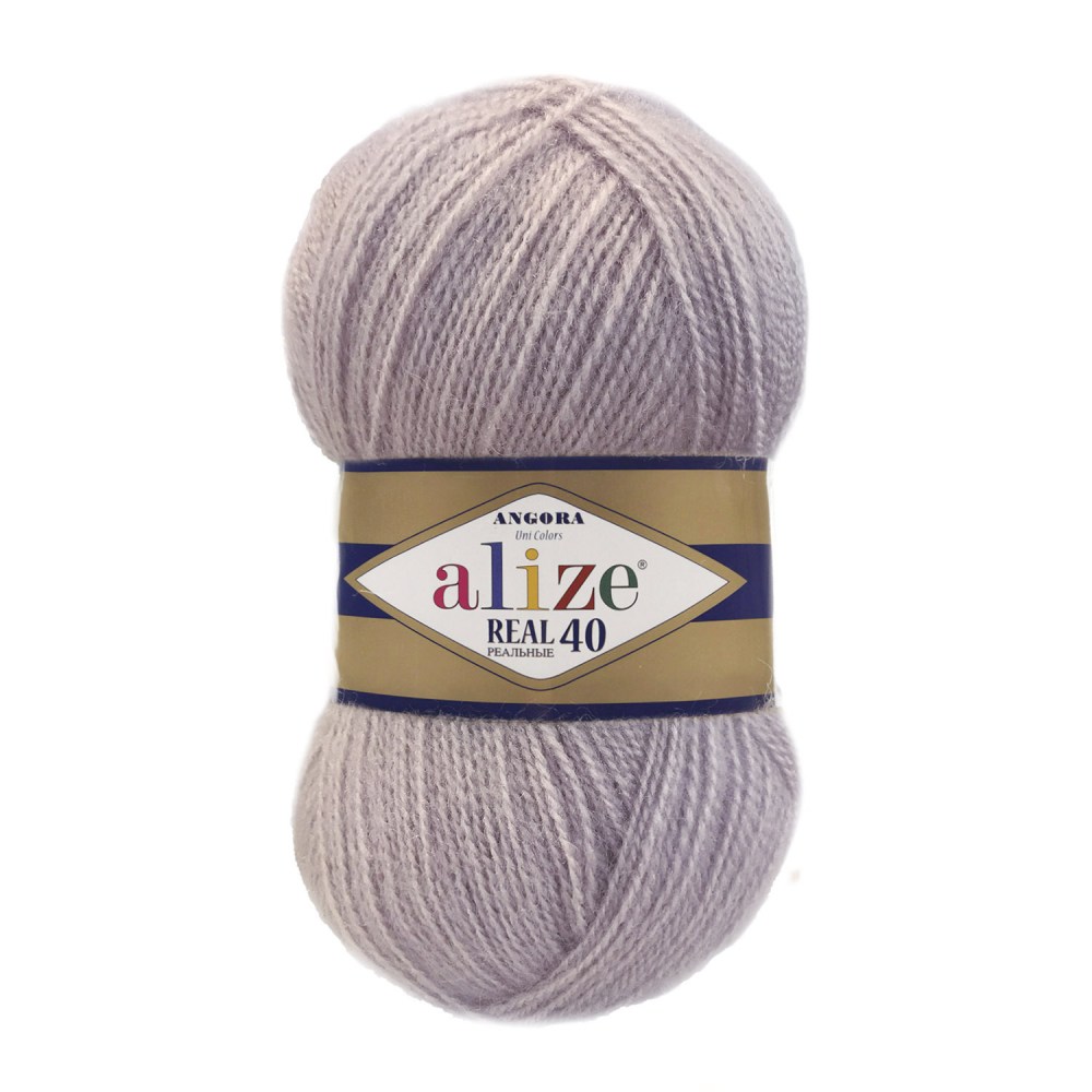 Пряжа Alize ANGORA REAL 40 (Цвет: 365 сиреневая дымка)