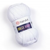 Пряжа Yarn Art DOLCE BABY (Цвет: 741 белый)