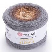 Пряжа Yarn Art Flowers Alpaca (Цвет: 428 серо-коричневый)