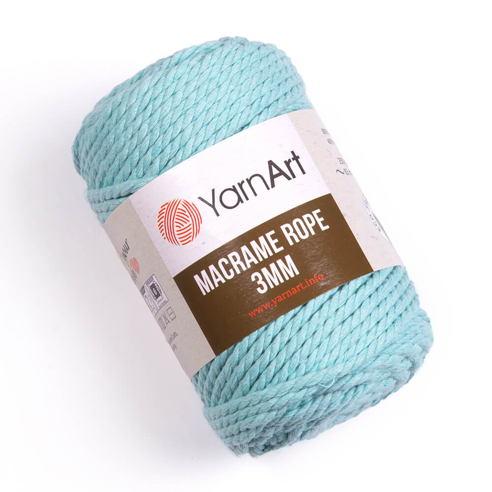 Пряжа Yarn Art MACRAME ROPE 3MM (Цвет: 775 айсберг)