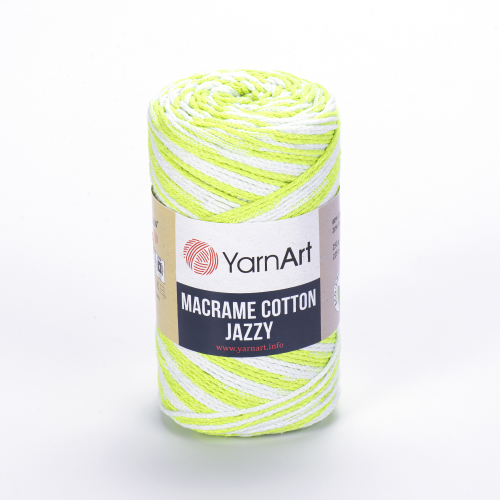 Пряжа Yarn Art MACRAME COTTON JAZZY (Цвет: 1221 салат-белый)