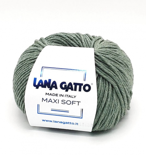 Пряжа Lana Gatto MAXI SOFT (Цвет: 20824 полынь)