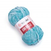 Пряжа Yarn Art CHENILLE (Цвет: 570 дымчатая бирюза)