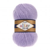 Пряжа Alize ANGORA REAL 40 (Цвет: 146 лаванда)