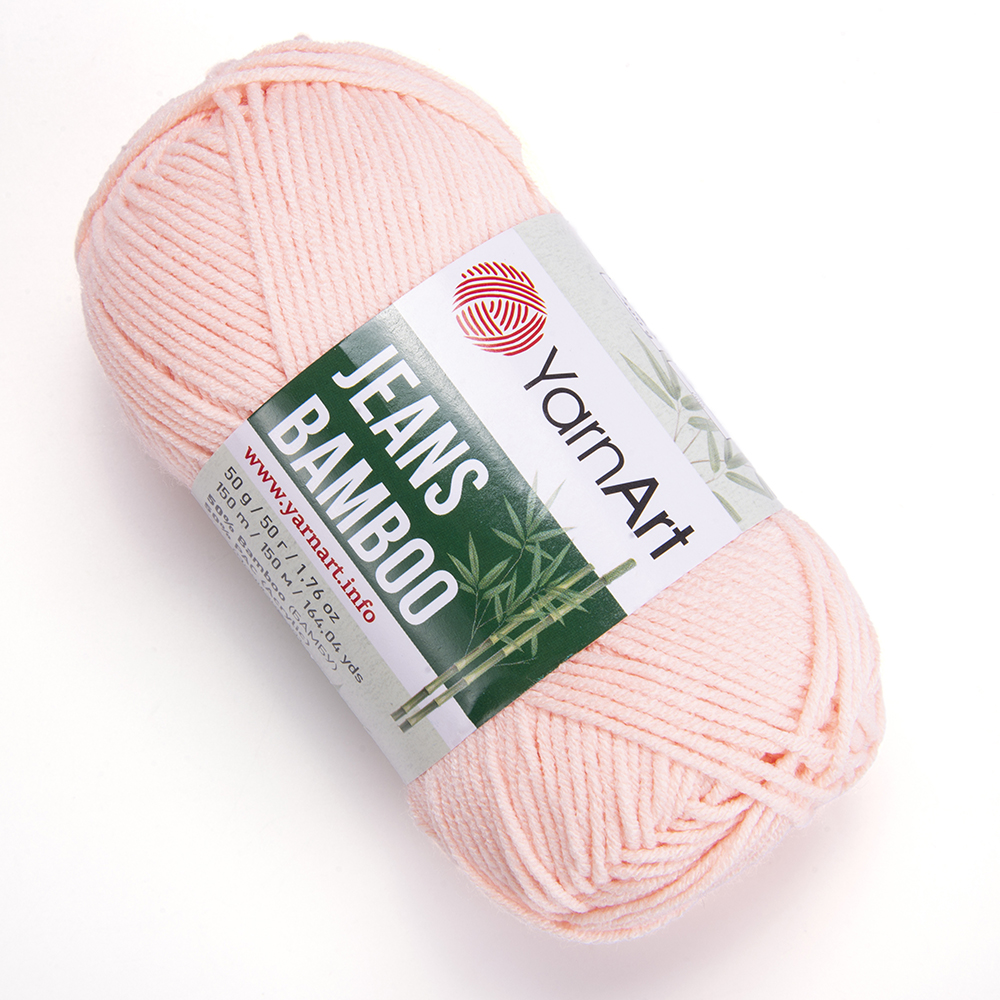 Пряжа Yarn Art JEANS BAMBOO  (Цвет: 111 персик)