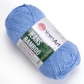 Пряжа Yarn Art JEANS BAMBOO  (Цвет: 122 голубой)