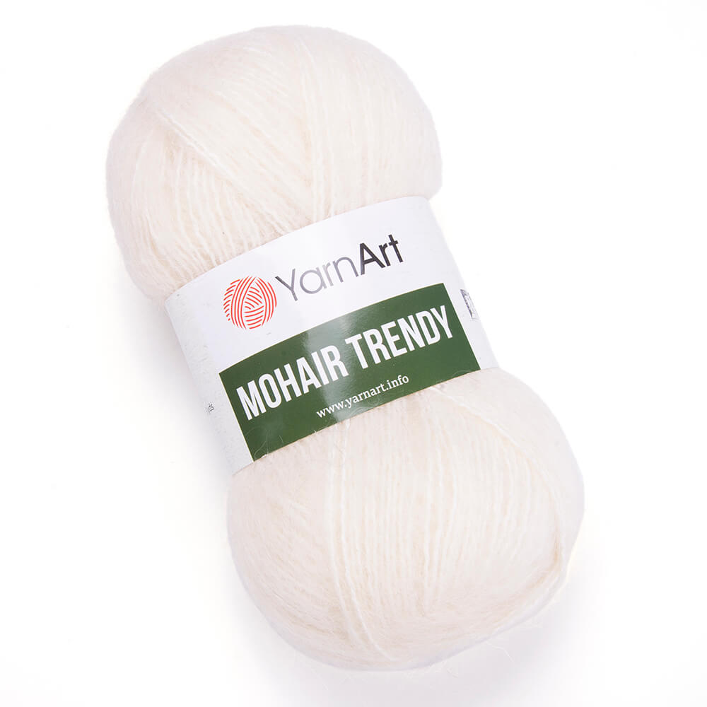 Пряжа Yarn Art MOHAIR TRENDY (Цвет: 1003 суровый)