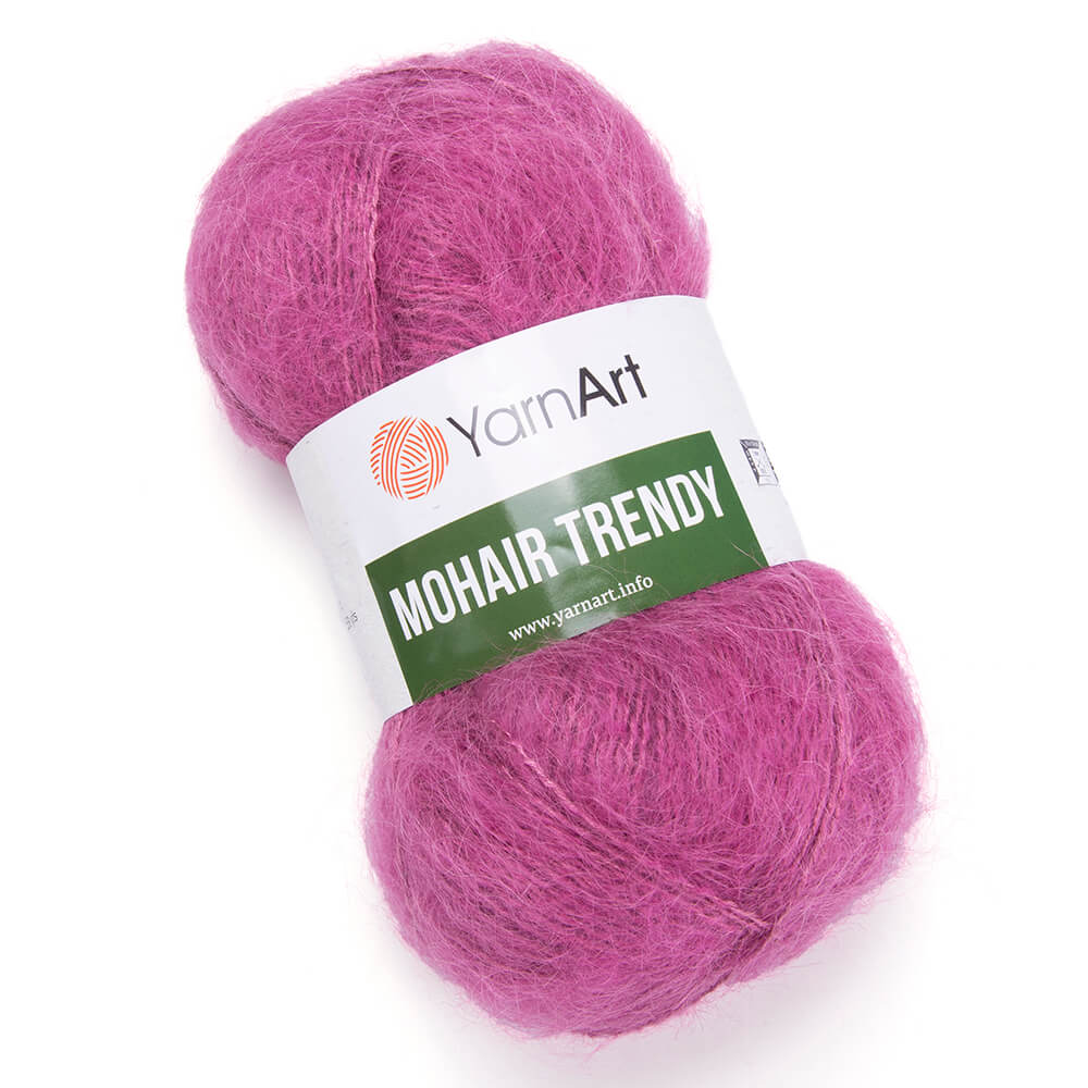 Пряжа Yarn Art MOHAIR TRENDY (Цвет: 144 брусника)