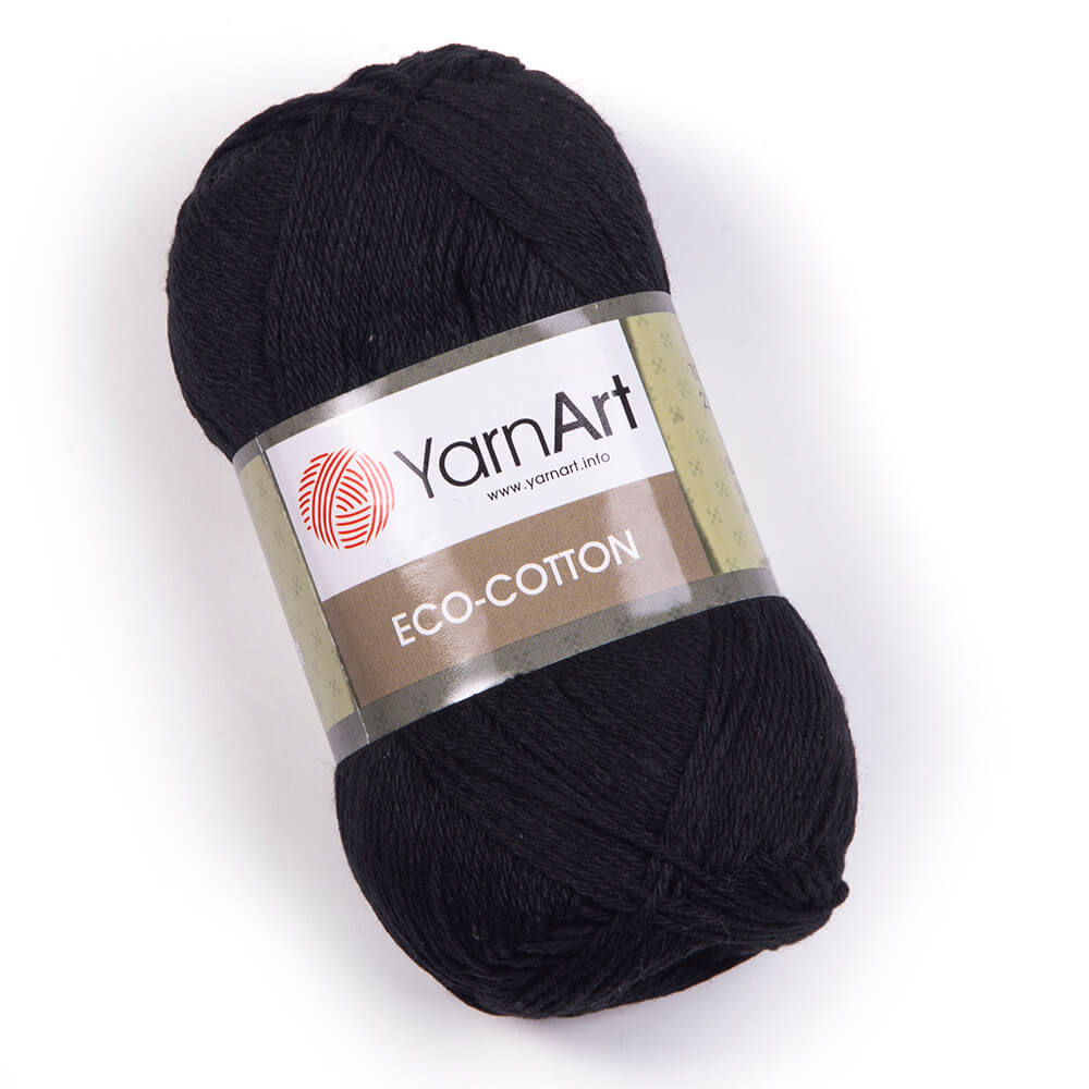 Пряжа Yarn Art ECO COTTON (Цвет: 761 черный)