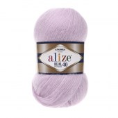 Пряжа Alize ANGORA REAL 40 (Цвет: 27 лиловый)