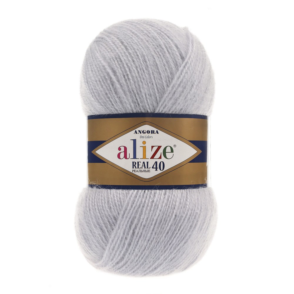 Пряжа Alize ANGORA REAL 40 (Цвет: 52 светло-голубой)