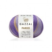 Пряжа Gazzal PAREO (Цвет: 10422 сирень-фиолет-песок)