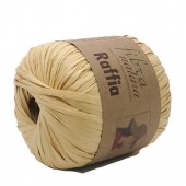 Пряжа Fibra natura RAFFIA (Цвет: 116-21 желтый тусклый)