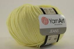 Пряжа Yarn Art JEANS  (Цвет: 67 лимон)