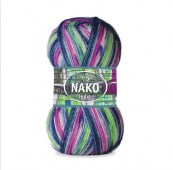 Пряжа Nako BOHO CONCEPT (Цвет: 32451 салат-серый)