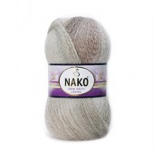 Пряжа Nako MOHAIR DELICATE COLOR FLOW (Цвет: 28087 экрю-беж)