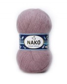 Пряжа Nako MOHAIR DELICATE (Цвет: 1429 винтажный розовый)