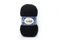 Пряжа Nako MOHAIR DELICATE (Цвет: 217 черный)