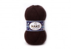 Пряжа Nako MOHAIR DELICATE (Цвет: 6106 коричневый)