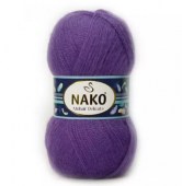 Пряжа Nako MOHAIR DELICATE (Цвет: 6118 фиолетовый)