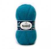 Пряжа Nako MOHAIR DELICATE (Цвет: 6123 морская волна)