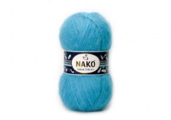 Пряжа Nako MOHAIR DELICATE (Цвет: 6134 бирюза)