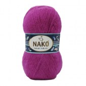 Пряжа Nako MOHAIR DELICATE (Цвет: 6141 малиновый)