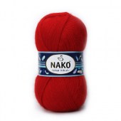 Пряжа Nako MOHAIR DELICATE (Цвет: 6150 алый)