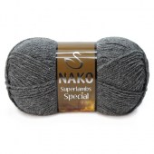 Пряжа Nako SUPERLAMBS SPECIAL (Цвет: 193 темно-серый)