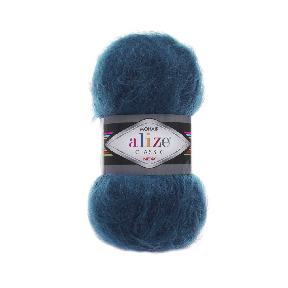 Пряжа Alize MOHAIR CLASSIC (Цвет: 403 петроль)