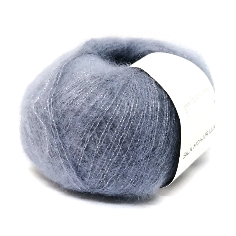 Пряжа Lana Gatto SILK MOHAIR LUX (Цвет: 9380 серо-голубой)