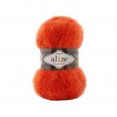 Пряжа Alize MOHAIR CLASSIC (Цвет: 37 оранжевый)