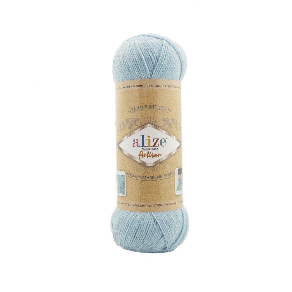 Пряжа Alize SUPERWASH ARTISAN (Цвет: 522 айсберг)