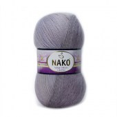Пряжа Nako MOHAIR DELICATE COLOR FLOW (Цвет: 28082 сиреневый-серый)