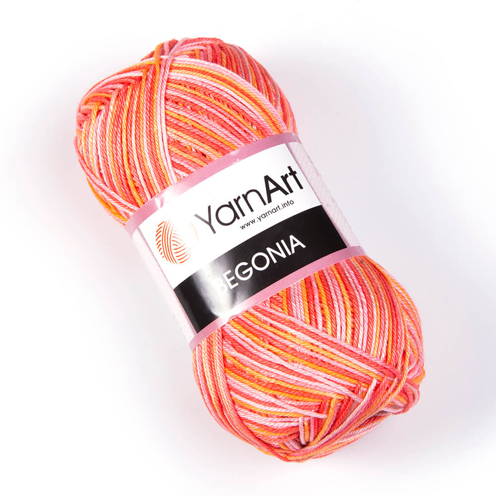 Пряжа Yarn Art BEGONIA MELANGE (Цвет: 507 коралловый меланж)