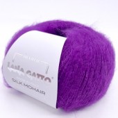 Пряжа Lana Gatto SILK MOHAIR (Цвет: 9378 я.лиловый)