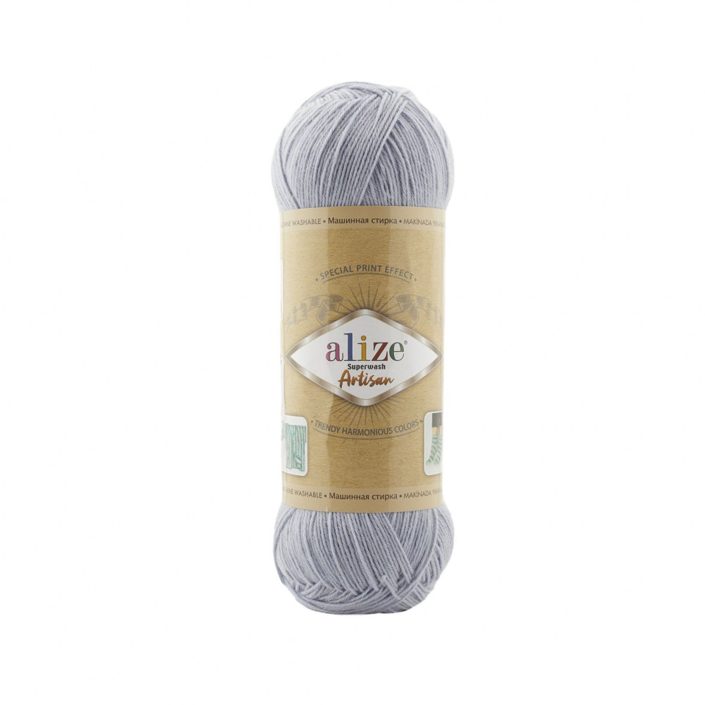 Пряжа Alize SUPERWASH ARTISAN (Цвет: 51 серо-голубой)