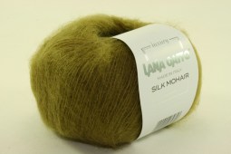 Пряжа Lana Gatto SILK MOHAIR  (Цвет: 30142 оливковый)