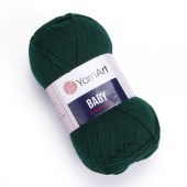 Пряжа Yarn Art BABY (Цвет: 590 темно-зеленый)