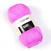 Пряжа Yarn Art BABY (Цвет: 635 цикламен)