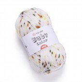 Пряжа Yarn Art BABY COLOR (Цвет: 206 молочно-оранж.крап)